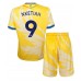 Maillot de foot Crystal Palace Eddie Nketiah #9 Extérieur vêtements enfant 2024-25 Manches Courtes (+ pantalon court)